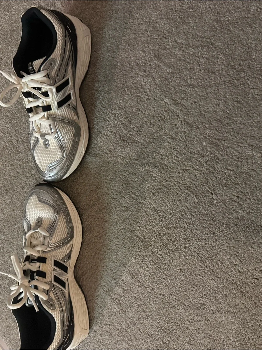 New Balance White Silver Men's Sneakers 1906 R